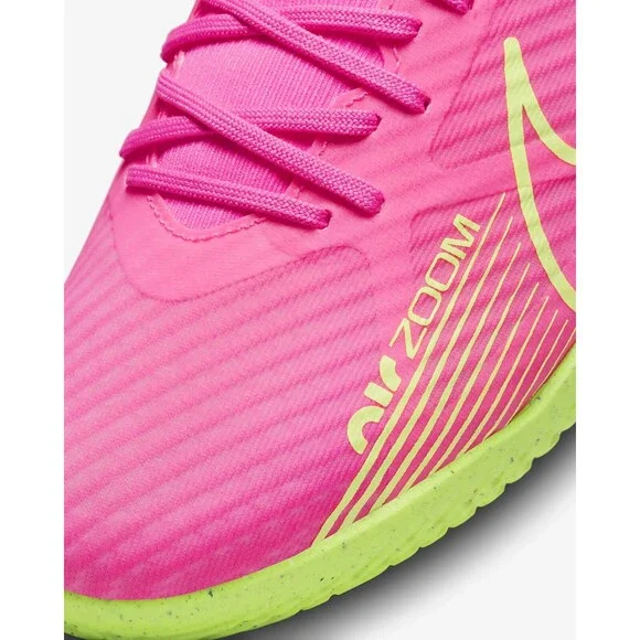 Nike Zoom Superfly 9 Academy IC Soccer Shoes Pink Blast Volt Sz 9 DJ5627-605 - Picture 7 of 8